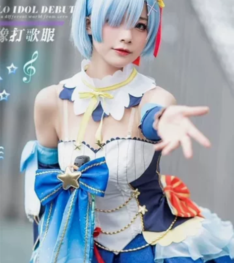(预售)初兽猫蕾姆s码打歌服大全套 前娘那...