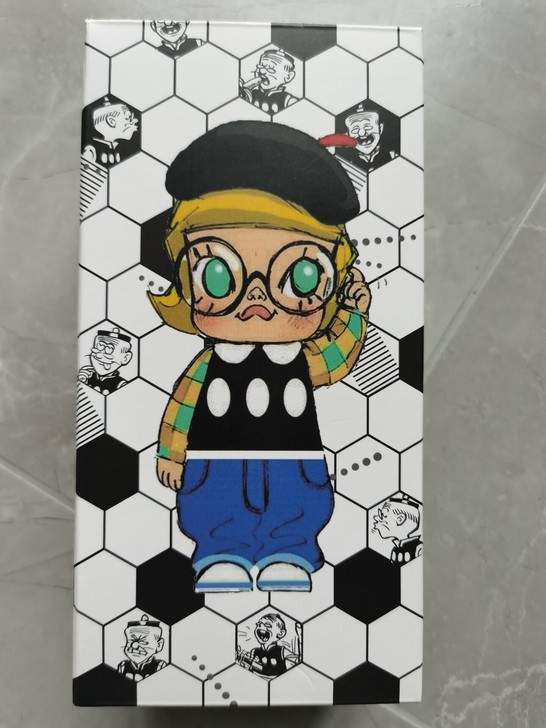泡泡玛特Molly老夫子 原色 全新