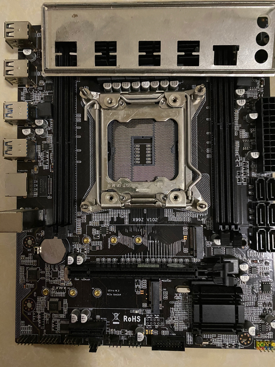 X99Z V102 电脑主板,拆机检测好的...
