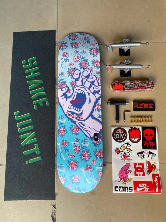 双翘滑板 全新进口滑板santa cru...