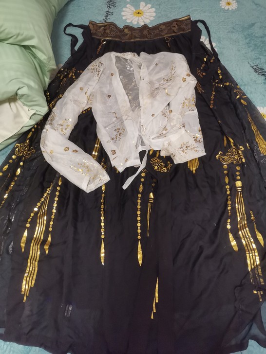 艺缕汉服，黑云鹤，两件套