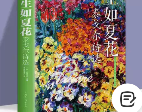 全新正版生如夏花 泰戈尔诗中英双语彩图外国...