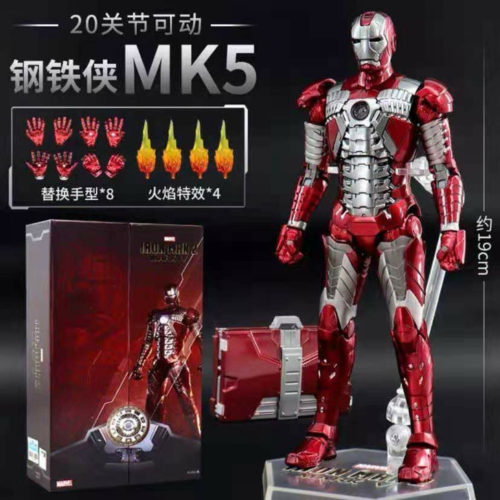 新版钢铁侠mk42已上货～手办模型中动mk...