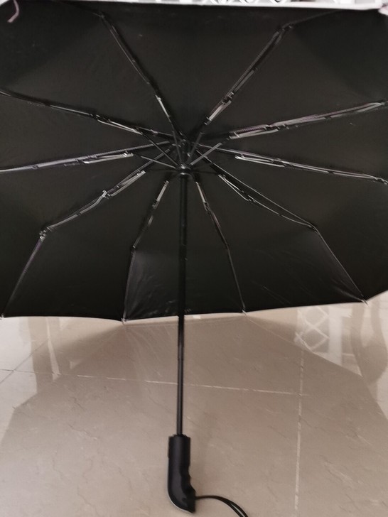 ins彩色加厚黑胶晴雨伞 伞面涂层:黑胶 ...