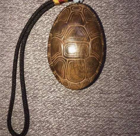 木雕手把件，阴沉金丝楠木（通货）手把件（富...