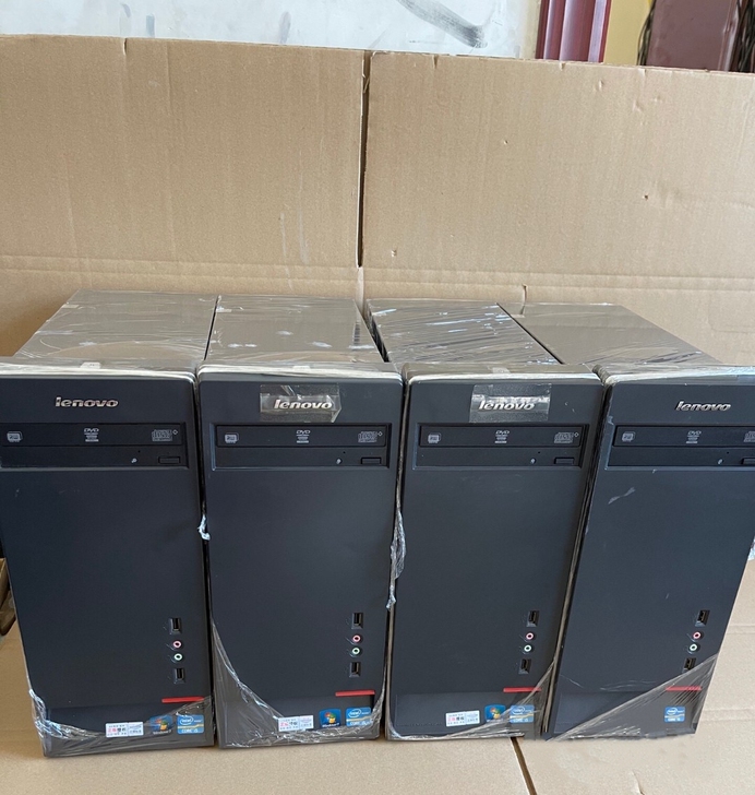 急售包邮九成新二手台式机联想品牌台式办公家...