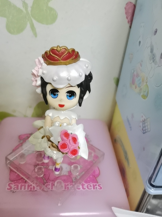 王者荣耀小乔纯白花嫁手办