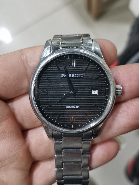 罗西尼40mm调时日历走时正常,品相不错,...