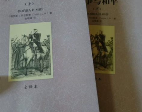 正版二手书 九五新仅拆封《战争与和平》上下...