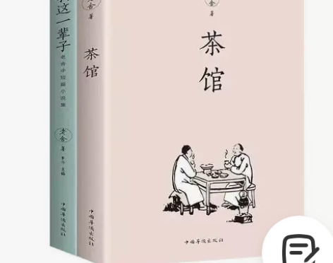 全2册 茶馆+我这一辈子老舍经典文学作品d...