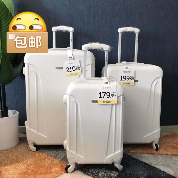 外贸行李箱超轻耐磨防刮拉杆箱万向轮旅行箱多...
