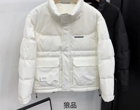 冬季新款男士羽绒服短款潮流休闲外套两个款式...