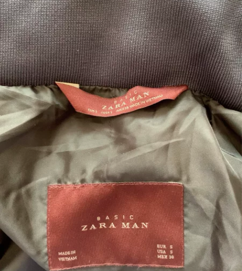 zara男士羽绒服175/92A 感兴趣的...