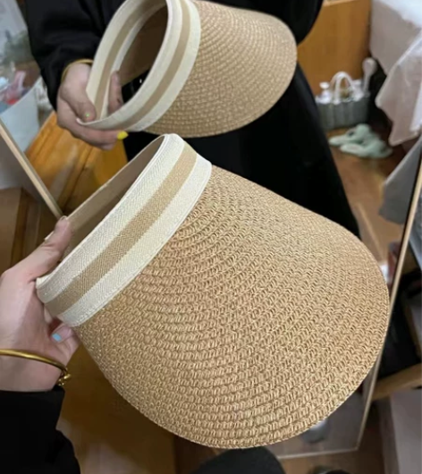 紫外线遮阳帽女夏天防晒帽子时尚百搭网红款空...