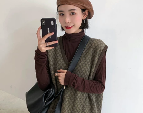 皮帽子女贝雷帽潮ins秋冬季百搭网红款英伦...