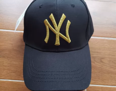 MLB黑色美职棒球帽ny大标太阳帽男女休闲...