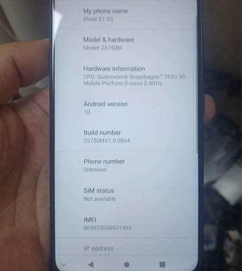 中兴Blade X1 5G海外版单卡国内搜...