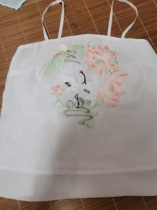钟灵记仙鹤吊带全新带吊牌