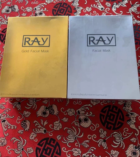 【包邮】泰国RAY蚕丝面膜补水美白收缩毛孔...