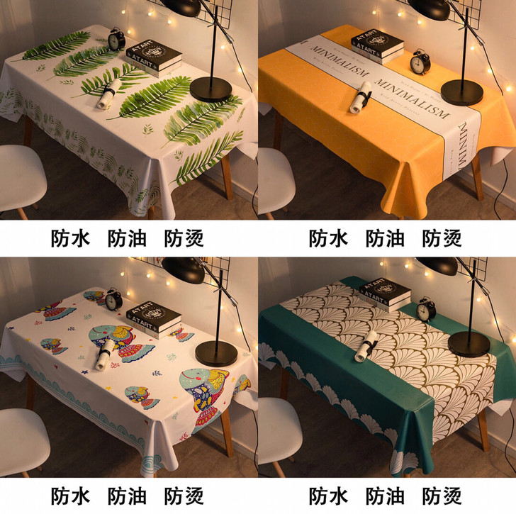 【包邮处理】抖音同款防水桌布防烫防油免洗台...