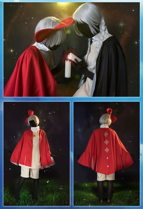 【全新直出】火花动漫sky光遇斗篷cos服...