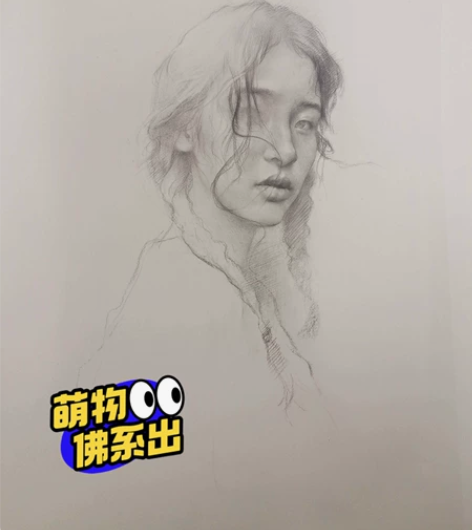 2k素描人头,自己画的,买去机构装饰都是不...