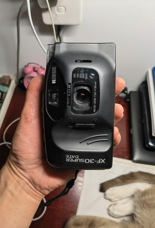 全套有包装有说明理光胶片相机,镜头通透,型...