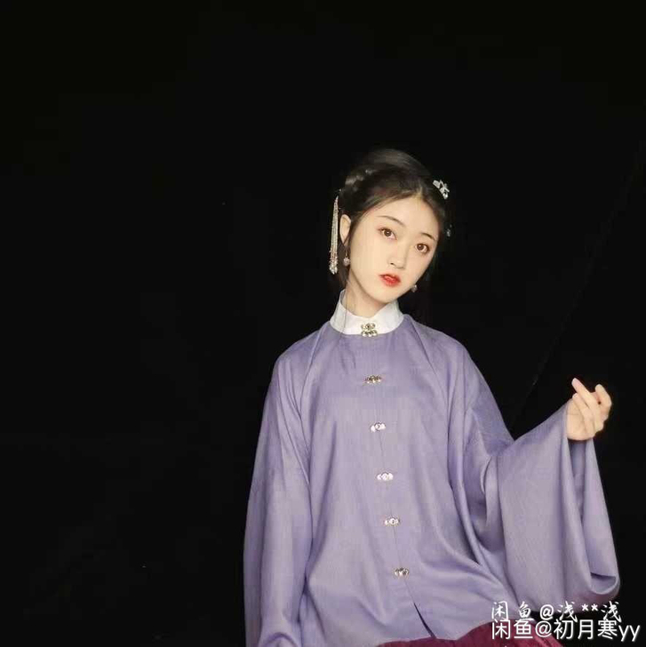 南有乔木【融融】春夏明制立领琵琶袖短衫日常...