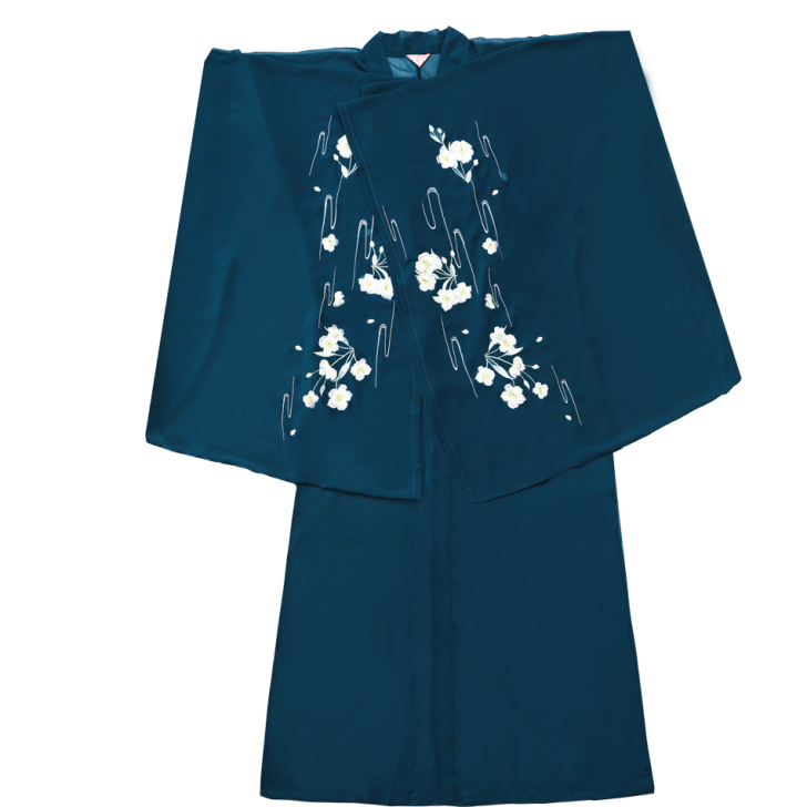 如梦霓裳汉服女装大袖衫[月照梨花]十刺绣花...