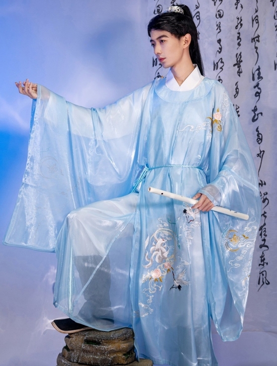 汉服出租男宋制圆领袍