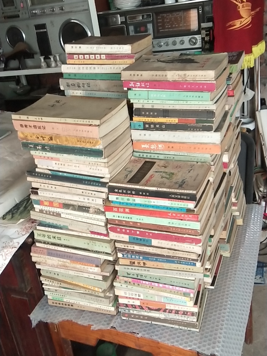 八十年代图书馆下来老书本老小说中国外国都有...