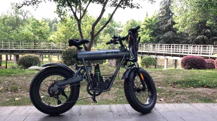急转FTN锂电池双碟刹电动山地车