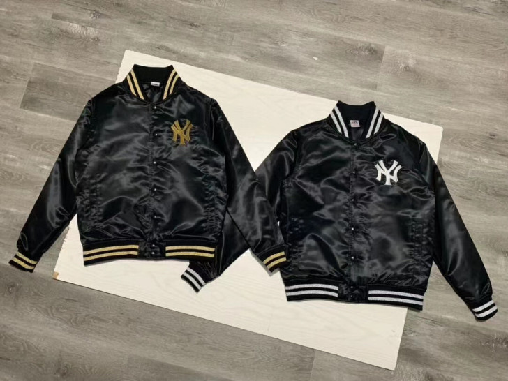 MLB棒球棉服经典款棉服，定制防风防水防紫...