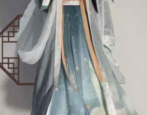 月下舟原创【白泽】晋制男女款齐腰一片式穿孔...