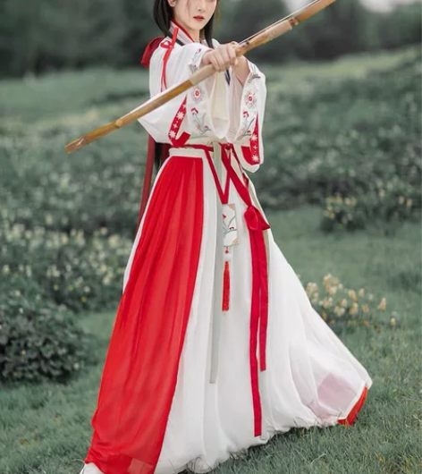 珍缕魏晋制汉服，仅试穿（赠送发带一条） 感...