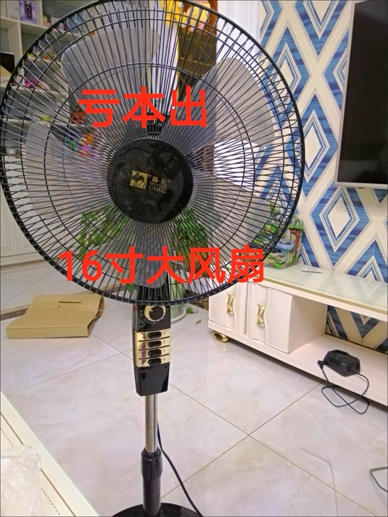 超市不做了，亏本清30台全新未拆封骆驼落地...