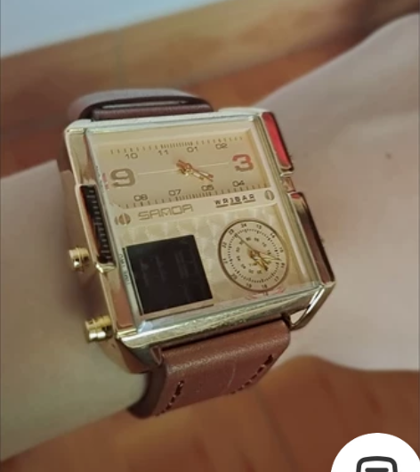 朋友去香港带的 三达正品 #电子手表 #春...