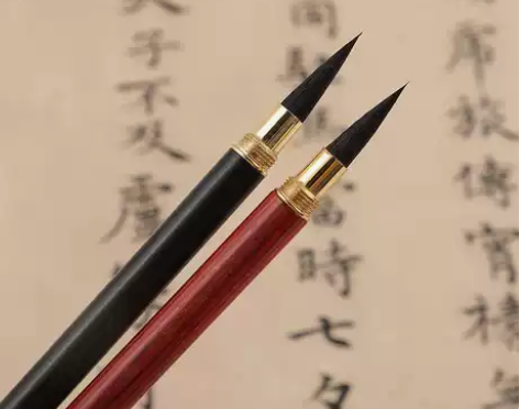 轩义堂黑尖紫毫高档小楷野山兔毫古