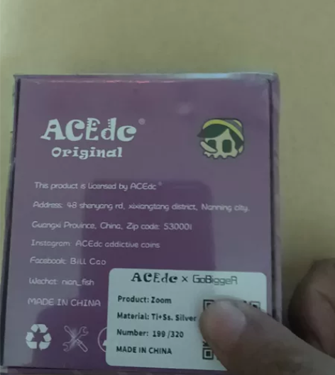 阿祖EDC 银色 全新未拆封不议价...