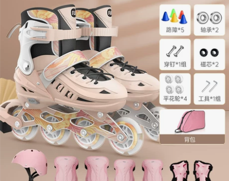 斯威溜冰鞋儿童轮滑鞋初学者品牌男童女童正品...