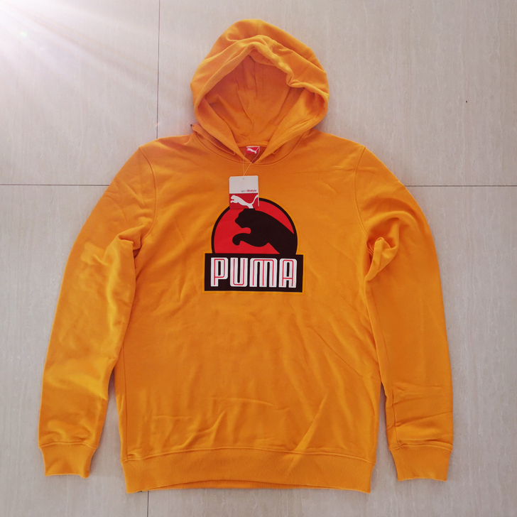 puma彪马连帽卫衣 黄色XL码（185/...
