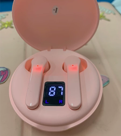 雅兰仕蓝牙耳机,带移动充电仓,全新未使用!...