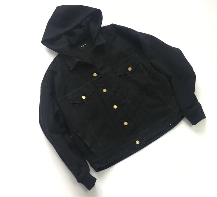 Fear of god 主线牛仔棒球外套