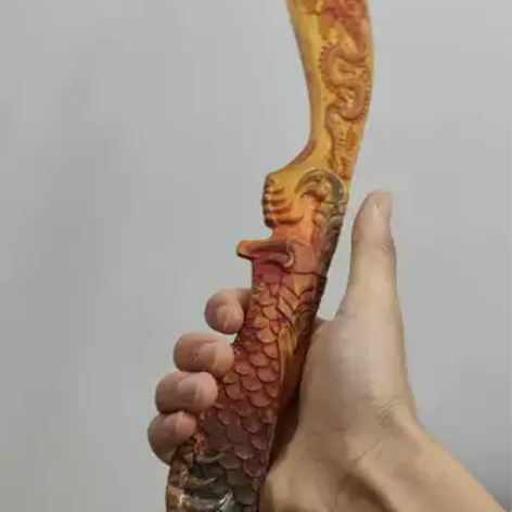 精致木雕#尼泊尔#屠龙 感兴趣的话点“我想...