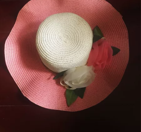 沙滩帽子女夏天海边出游可折叠大沿草帽防晒韩...