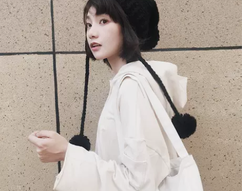 日系软妹百搭毛线帽韩版女chic护耳雷锋帽...