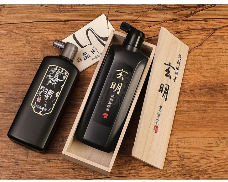 墨运堂玄明墨汁纯铜油烟墨书画,高端的品质,...