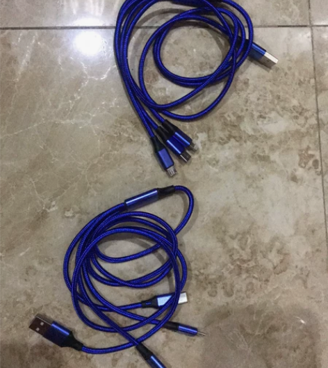 数据充电线，usv数据充电线快充，纯铜三口...