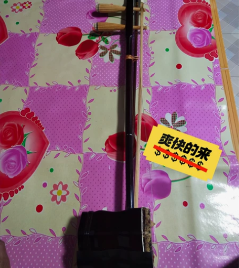 卖二胡，孩子高中买的依之木牌，花了将近四百...