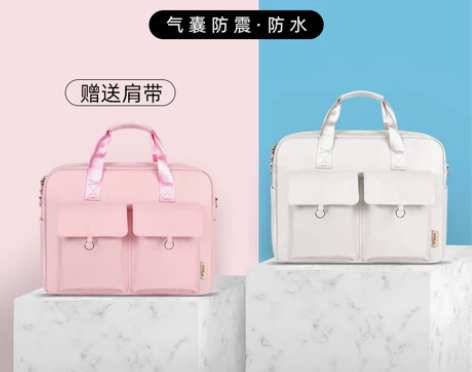 【狂欢价】适用手提电脑包女小米苹果15.6...